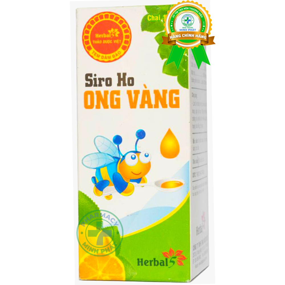 Siro Ho Ong Vàng Herbal 5 100Ml